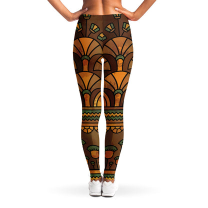 Egyptian Ethnic Pattern Print Women's Leggings