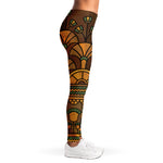 Egyptian Ethnic Pattern Print Women's Leggings