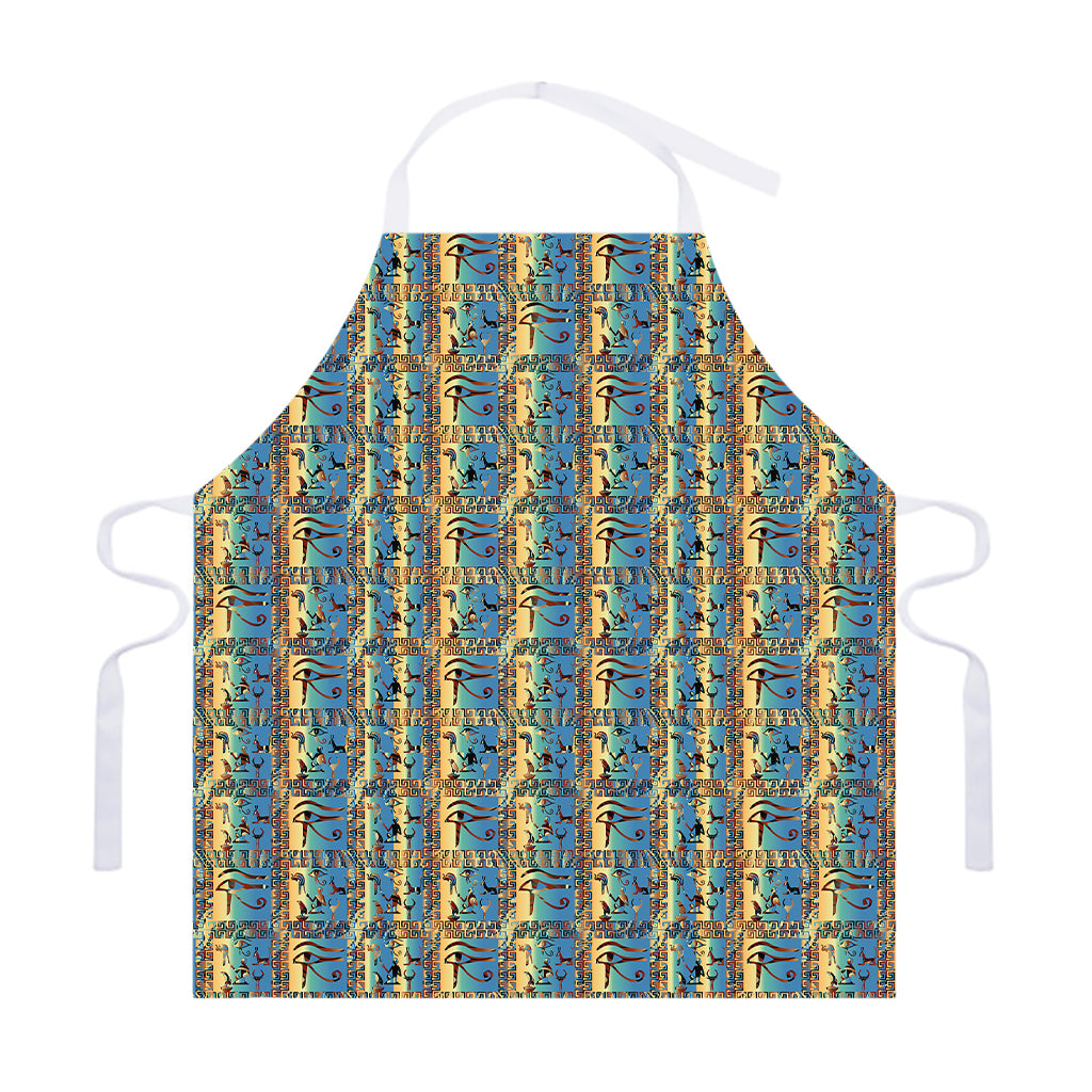 Egyptian Eye Of Horus Pattern Print Adjustable Apron