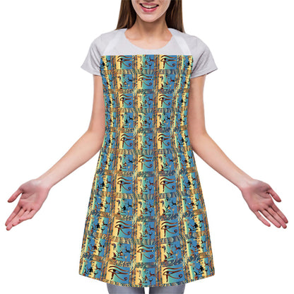 Egyptian Eye Of Horus Pattern Print Adjustable Apron