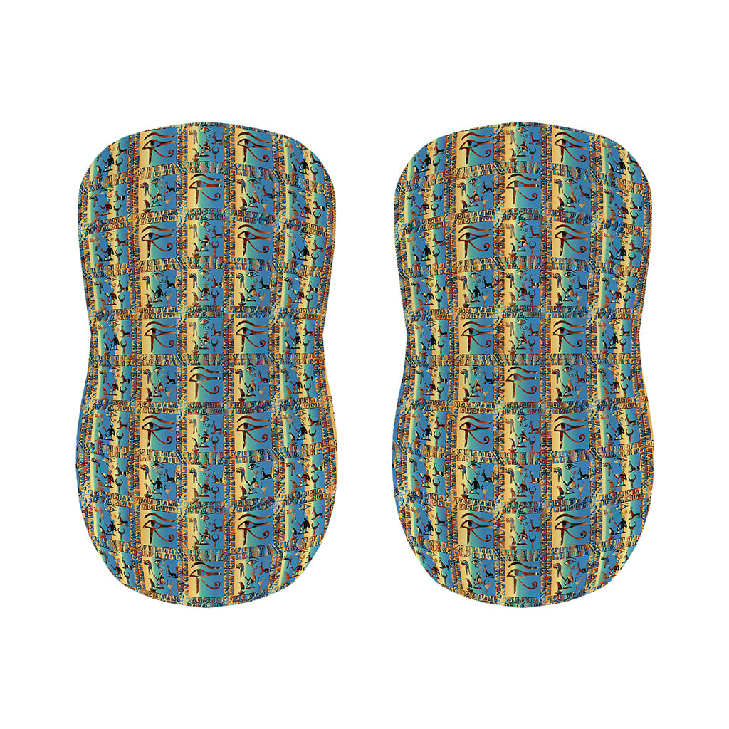Egyptian Eye Of Horus Pattern Print Bar Stool Covers