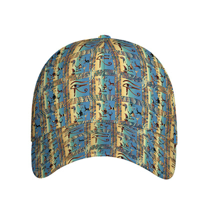Egyptian Eye Of Horus Pattern Print Baseball Cap
