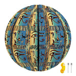 Egyptian Eye Of Horus Pattern Print Basketball