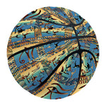 Egyptian Eye Of Horus Pattern Print Basketball