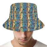 Egyptian Eye Of Horus Pattern Print Bucket Hat