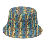 Egyptian Eye Of Horus Pattern Print Bucket Hat
