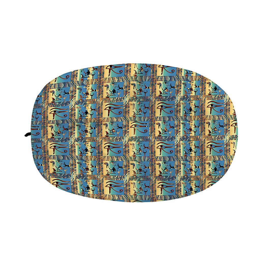 Egyptian Eye Of Horus Pattern Print Car Side Mirror Covers