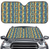 Egyptian Eye Of Horus Pattern Print Car Windshield Sun Shade