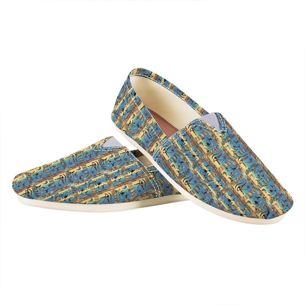 Egyptian Eye Of Horus Pattern Print Casual Shoes
