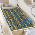 Egyptian Eye Of Horus Pattern Print Changing Pad Cover