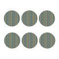 Egyptian Eye Of Horus Pattern Print Coaster Set