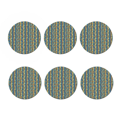 Egyptian Eye Of Horus Pattern Print Coaster Set