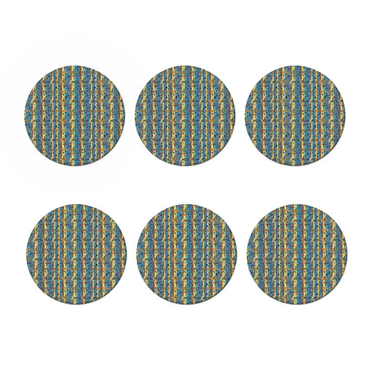Egyptian Eye Of Horus Pattern Print Coaster Set