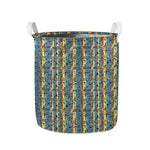 Egyptian Eye Of Horus Pattern Print Collapsible Laundry Basket