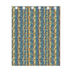 Egyptian Eye Of Horus Pattern Print Curtain
