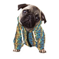 Egyptian Eye Of Horus Pattern Print Dog Zip Up Hoodie