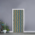 Egyptian Eye Of Horus Pattern Print Door Sticker