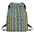 Egyptian Eye Of Horus Pattern Print Drawstring Backpack
