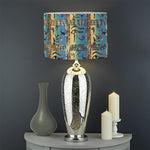 Egyptian Eye Of Horus Pattern Print Drum Lamp Shade