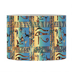 Egyptian Eye Of Horus Pattern Print Drum Lamp Shade