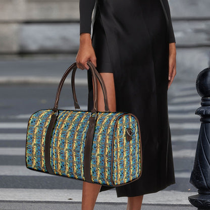 Egyptian Eye Of Horus Pattern Print Duffle Bag