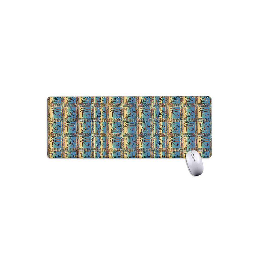 Egyptian Eye Of Horus Pattern Print Extended Mouse Pad