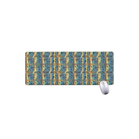 Egyptian Eye Of Horus Pattern Print Extended Mouse Pad
