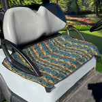 Egyptian Eye Of Horus Pattern Print Golf Cart Seat Cover