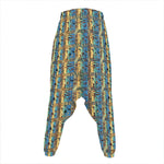 Egyptian Eye Of Horus Pattern Print Hammer Pants