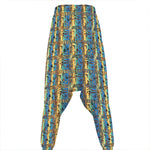 Egyptian Eye Of Horus Pattern Print Hammer Pants