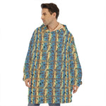 Egyptian Eye Of Horus Pattern Print Hoodie Blanket