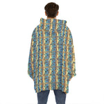 Egyptian Eye Of Horus Pattern Print Hoodie Blanket