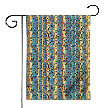 Egyptian Eye Of Horus Pattern Print House Flag