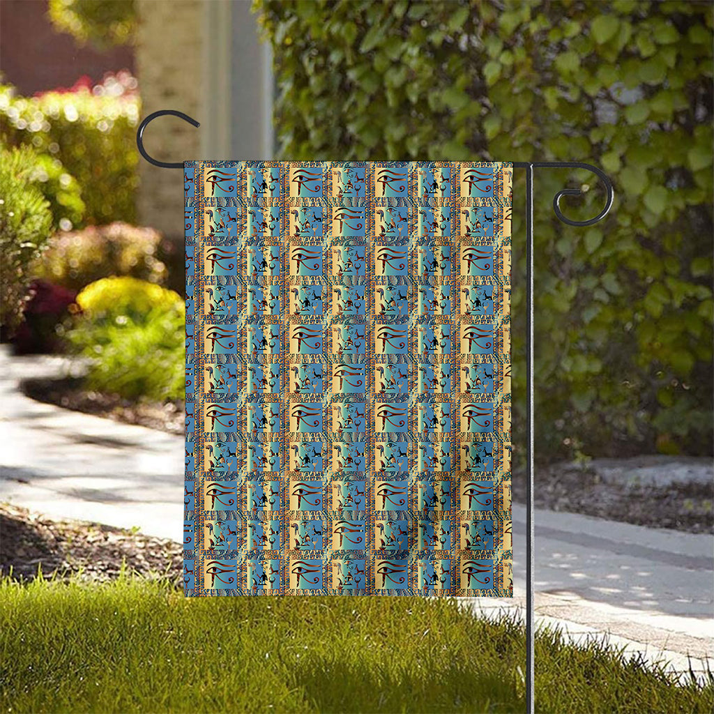 Egyptian Eye Of Horus Pattern Print House Flag