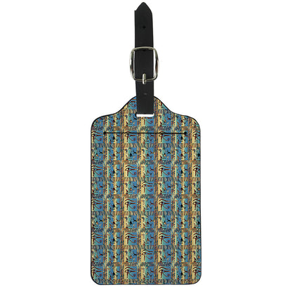 Egyptian Eye Of Horus Pattern Print Luggage Tag