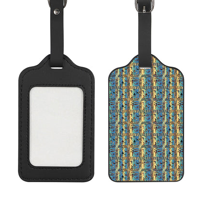 Egyptian Eye Of Horus Pattern Print Luggage Tag
