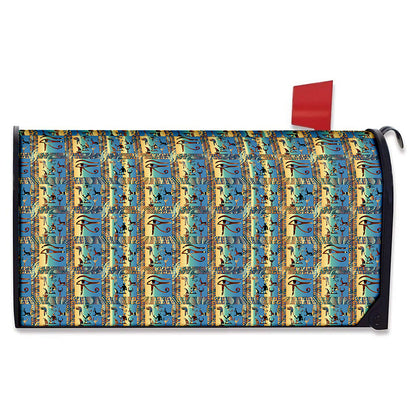Egyptian Eye Of Horus Pattern Print Mailbox Cover