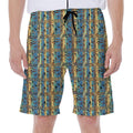 Egyptian Eye Of Horus Pattern Print Men's Beach Shorts