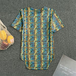 Egyptian Eye Of Horus Pattern Print Men's Bodysuit