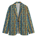 Egyptian Eye Of Horus Pattern Print Men's Cotton Blazer