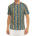 Egyptian Eye Of Horus Pattern Print Men's Short Sleeve Rash Guard