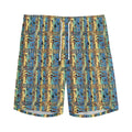 Egyptian Eye Of Horus Pattern Print Men's Athletic Shorts