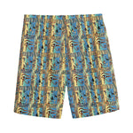 Egyptian Eye Of Horus Pattern Print Men's Sports Shorts