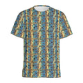 Egyptian Eye Of Horus Pattern Print Men's Athletic T-Shirt