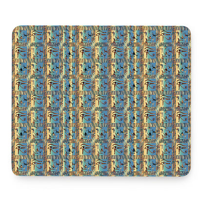 Egyptian Eye Of Horus Pattern Print Mouse Pad