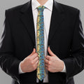 Egyptian Eye Of Horus Pattern Print Necktie