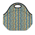 Egyptian Eye Of Horus Pattern Print Neoprene Lunch Bag