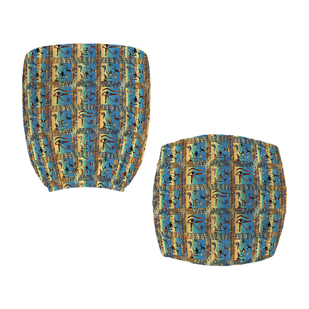 Egyptian Eye Of Horus Pattern Print Office Chair Cover