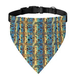 Egyptian Eye Of Horus Pattern Print Over The Collar Dog Bandana