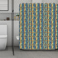 Egyptian Eye Of Horus Pattern Print Polyester Shower Curtain